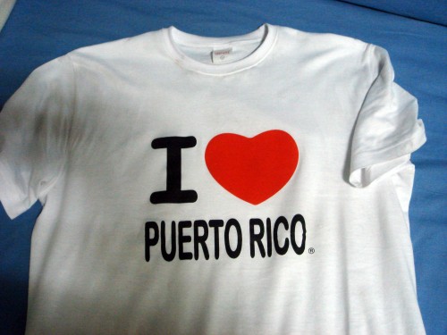 Camiseta I Love Puerto Rico