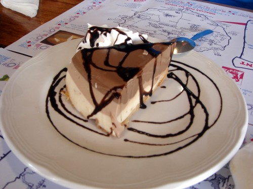 Tarta de 3 chocolates